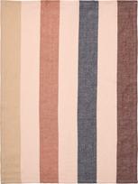 Ferm Living Virtuvinis rankšluostis Hale, dryžuotas, 50 x 70 cm, oranžinės ir spalvotos spalvos