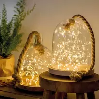 Eu Sandelis Vidaus plona girlianda su baterijomis, šiltai balta 20 LED LAMP25CB