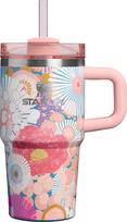 Stanley Termo puodelis su rankena ir šiaudeliu Quencher Flowstate Sorbet Wildflower 590 ml