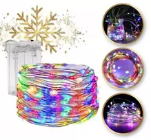 Eu Sandelis Vidaus plona girlianda su baterijomis, spalvota 20 LED LAMP25MULTI