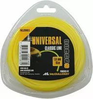 McCulloch Trimerio valas 1.6mm x 15m apvalus
