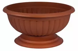 FORM PLASTIC Žemas gėlių vazonas Grace 45 cm, terakotos spalvos