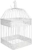 Besk Dekoratyvinis narvelis 23x23x43cm Antikinis baltas