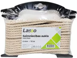 Lasso Virvė ūkio 6mm 10m medvilnė