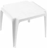 ProGarden Plastikinis vaikiškas staliukas TAVOLO BABY, 55 x 50 x 44 cm, baltos sp.