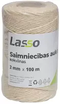 Lasso Virvė ūkio 2mm 100m medvilnė