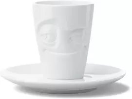 Usorteret FiftyEight Fiftyeight T_02_11_01 puodelis Baltas Espresso 1 vnt.