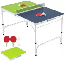 Promotion 120x76 cm sulankstomas stalo teniso stalas rinkinys su tinklu