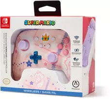 Power A PowerA Enhanced Wireless Controller for Nintendo Switch Princess Peach Plaid