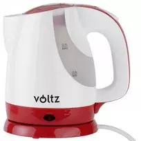 Elektrinis virdulys Oliver Voltz 55551230FR, 1300W, 0.9L, belaidis, baltos/raudonos spalvos