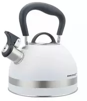 King Hoff Virdulys su švilpuku, 1,8L, nerūdijančio plieno, baltas, KINGHoff KH 1852