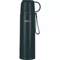 Termosas Rosberg 55R52010FB, nerūdijantis plienas, 0.5 L, juodas. Talpa: 0.5 L