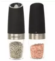 King Hoff Dviejų Kinghoff gravitacinių druskos ir pipirų malūnėlių rinkinys, 2*50 ml, KH 1618