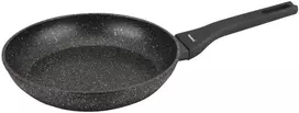 Keptuvė, aliumininė, juodo marmuro, Ø24 cm, Klausberg, KB 7988, su marmurine nelimpančia danga