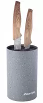 Peilių stovas 11×22cm, marmuro dizaino, 7605, Kamille