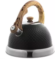Plieninis virdulys su švilpuku, 2,7 l, juodas, Ofenbach, 100305BL