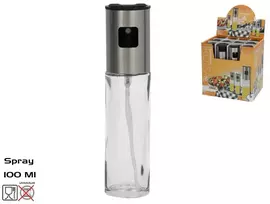 Metalinis purškiamas aliejaus buteliukas 100 ml, 18 x 4,3 x 4,3 cm, KITCHEN&GO