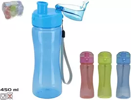 Gertuvė Plastikinis butelis 450 ml, 3 asortimentai, 7x7x22 cm, SUMMER ENJOY