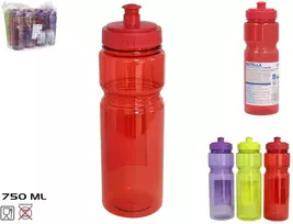 Gertuvė Plastikinis butelis 750 ml, 3 spalvos, 7x7x24 cm, SUMMER ENJOY
