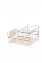 Rosberg 5R53000PBG, indų džiovyklė, 2 lygiai, 45x32,5x27,3 cm, kreminė