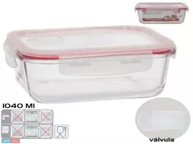 Stačiakampė pietų dėžutė 1040 ml, 6,5 x 20,5 x 15,5 cm, KITCHEN&GO