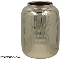 Dekoratyvinė auksinė vaza, 15 x 15 x 20 cm, DECORLIFE