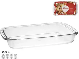 Stiklinė kepimo forma 39,5x24x5 cm 2,9 l, MARINEX. Pagaminta Brazilijoje