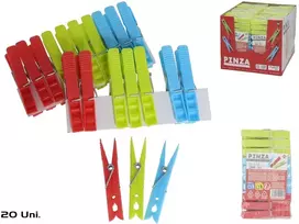Skalbyklos segtukai x20, 1x1x7 cm, GERIMPORT