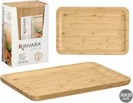Stačiakampė bambukinė pjaustymo lentelė, 1.7×30×20 cm, 11638, Kinvara