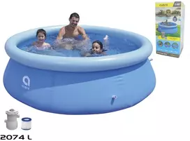 Pripučiamas baseinas su filtru, 2074L, 240 cm x 240 cm, aukštis 63 cm AVENLI