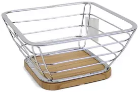 Metalinis vaisių krepšys, 25.00 x 25.00 x 12.00, KITCHEN&GO