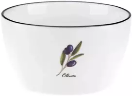 Porcelianinis dubuo, 350 ml, Alyvuogės, 11.5 x 11.5 x 6.5, 81474, RAVI Decor