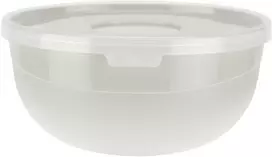 Dubuo su dangčiu, 0,7 l, pilkai smėlinis, 14 x 14 x 7, 91311, RAVI Decor