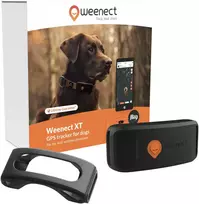 Mini GPS sekiklis dideliems šunims – Weenect Dog XT juodas (be kaklo diržo)