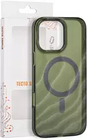 Tecto Shield Desert Mag dėklas, skirtas iPhone 16 Pro Max 6,9' tamsiai alyvuogių spalvos