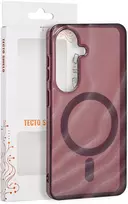 Tecto Shield Desert Mag dėklas, skirtas Samsung Galaxy S26, raudonmedžio spalvos