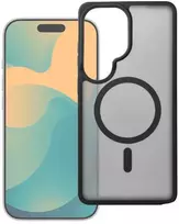 Dėklas na Samsung S26 Ultra Forcell F-Protect Smoke Hybrid Premium Lite zgodne su MagSafe juoda 0INT