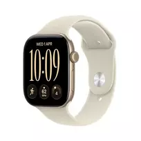 Išmanusis laikrodis Apple Watch Series 12 GPS 46mm Light Gold Aliuminio Case with Sand Sport Band - S/M - MJEN4ET/A