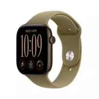 Išmanusis laikrodis Apple Watch Series 12 GPS 46mm Dark Bronze Aliuminio Case with Olive Sport Band - M/L - MJEU4ET/A