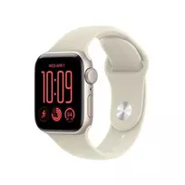 Apple Watch SE 3 GPS 40mm Starlight Aluminium Case with Sand Sport Band - S/M - MJKR4ET/A
