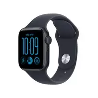 Apple Watch SE 3 GPS 40mm Midnight Aluminium Case with Navy Blue Sport Band - S/M - MJKY4ET/A