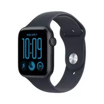 Apple Watch SE 3 GPS 44mm Midnight Aluminium Case with Navy Blue Sport Band - M/L - MJL94ET/A