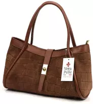 Odinė rankinė Camilla PREMIUM 10.014 CROCO su dirželiu