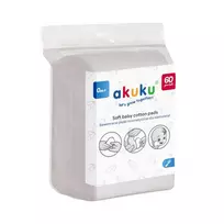 Akuku vatos diskeliai medvilniniai 120 vnt A0714