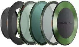 Kintamo židinio nuotolio ND/CPL filtro komplektas Freewell Brandon Li 67mm