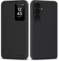 Dėklas Tech-Protect SMART WALLET Samsung Galaxy S26 FE MATINIS Juodas