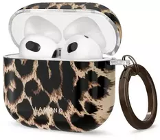 Dėklas Tech-Protect Lamano case for AirPods 4 / 5 - juodas and ruda