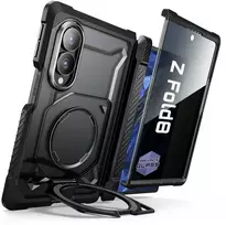 Dėklas SupCase UB GRIP MAG MagSafe Samsung Galaxy Z FOLD 8 PRIVACY STIKLAS Juodas
