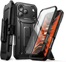 SupCase UNICORN BEETLE Pro iPhone 17 Pro Max / 18 Pro Max DĖKLAS Juodas
