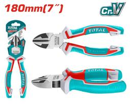 Šoninio kirpimo replės TOTAL, Cr-V, 180 mm., THT230706